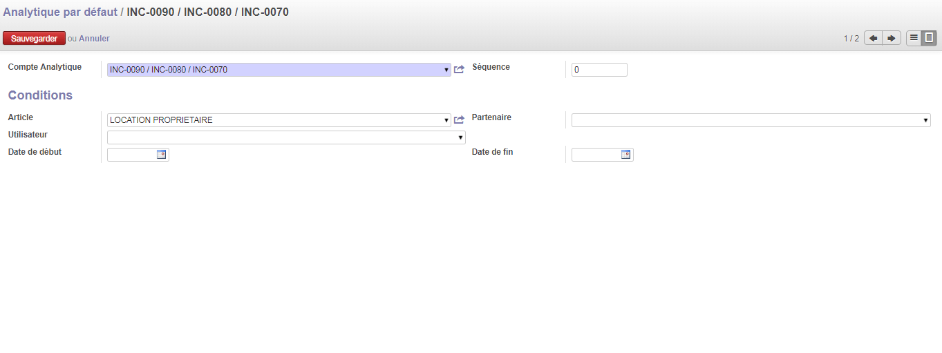 Exemple d’imputation analytique automatisée avec Odoo